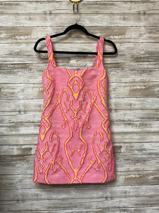 Dress Casual Short By Cma In Pink & Yellow, Size:Xs