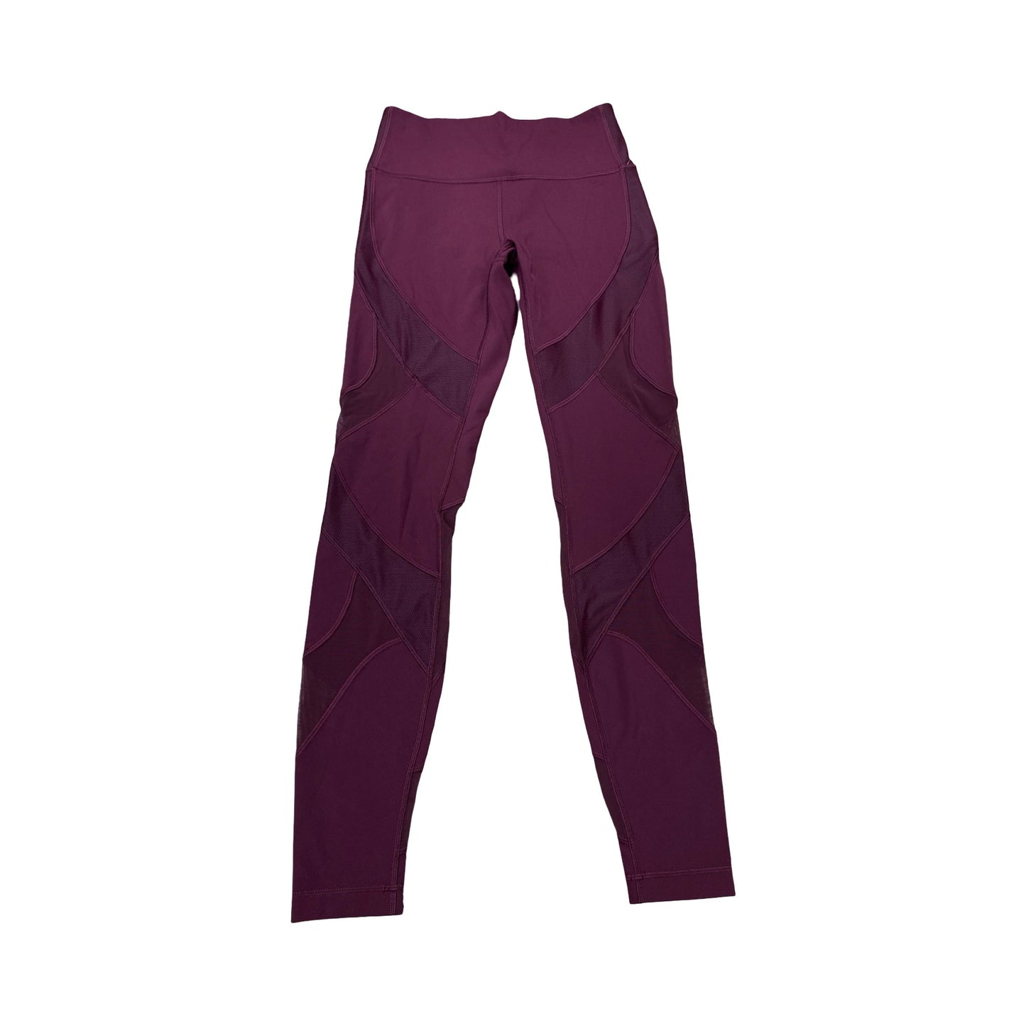 Athletic Leggings By Lululemon In Maroon, Size:6