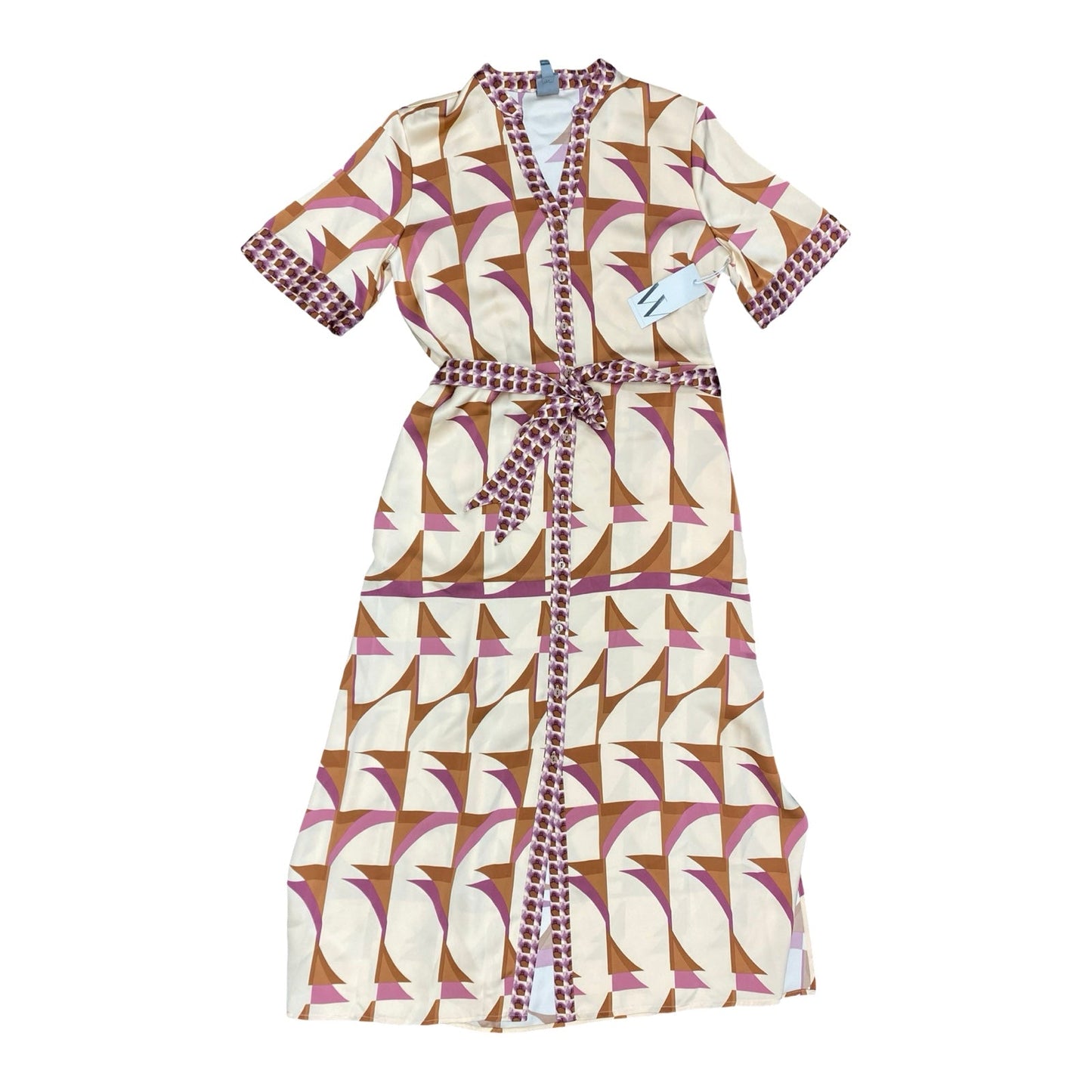 Dress Casual Midi By Worthington In Multi, Size:M