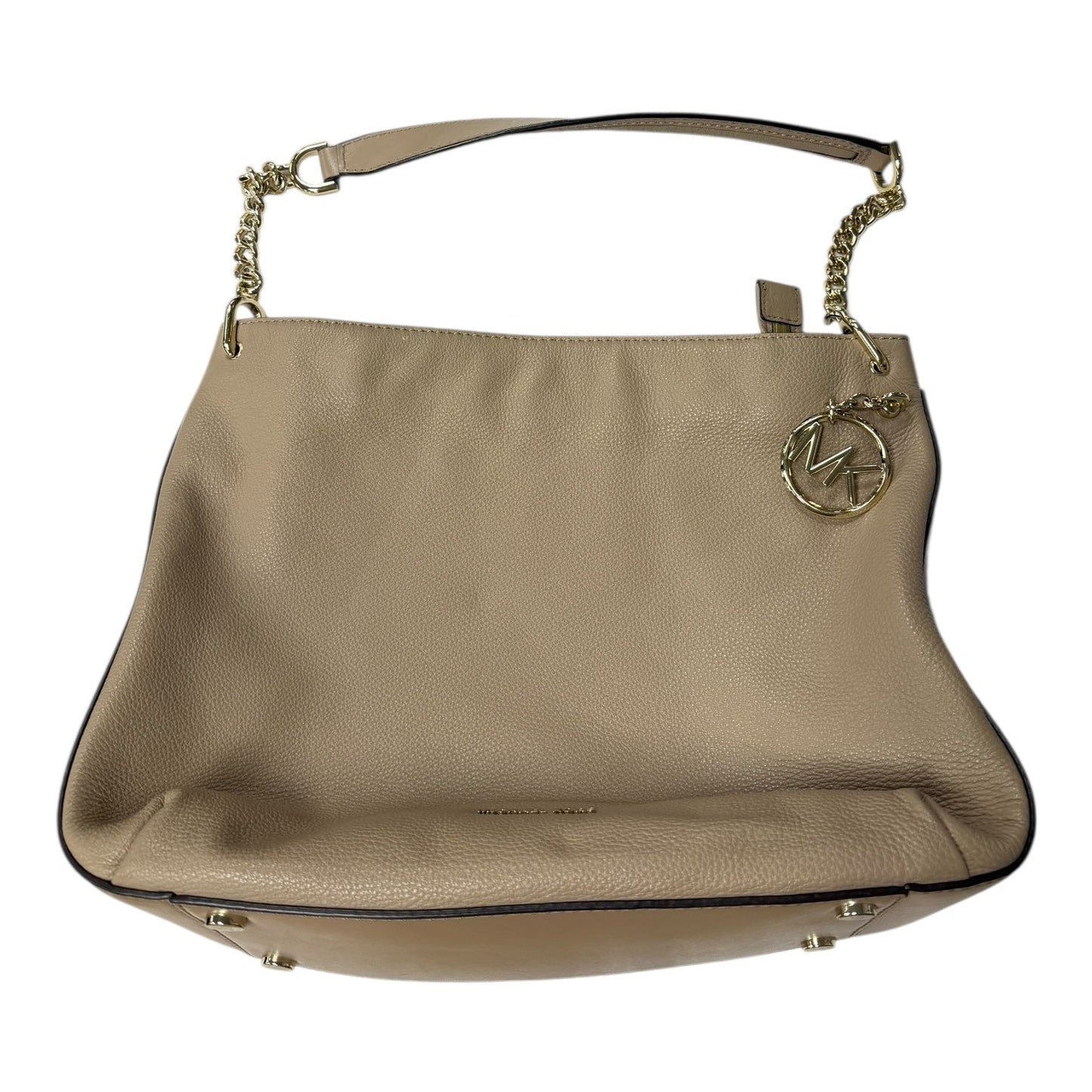 Handbag Designer By Michael Kors In Beige, Size:Large