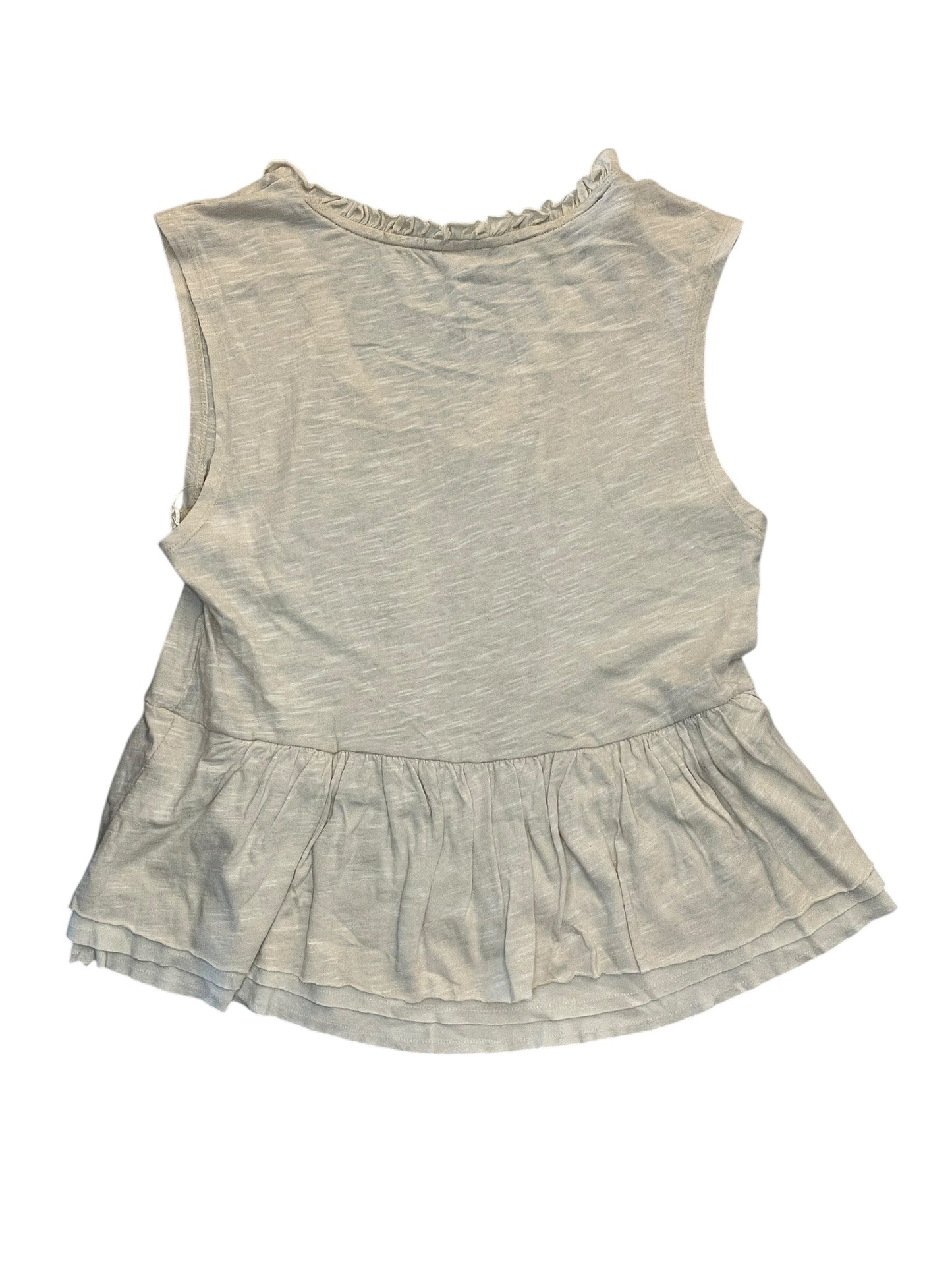 Blouse Sleeveless By Pilcro In Cream, Size:M