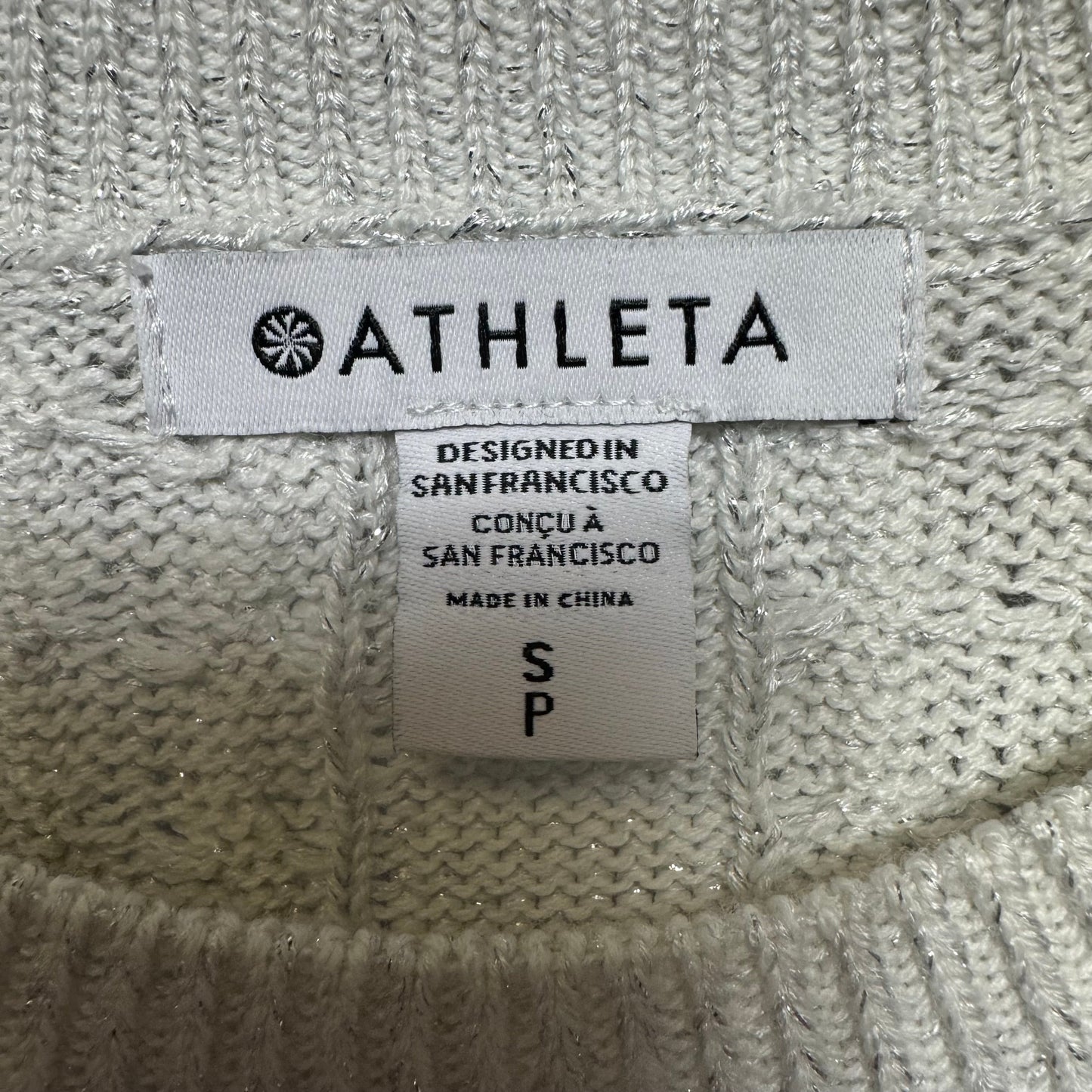 Sweater By Athleta In Silver, Size: S