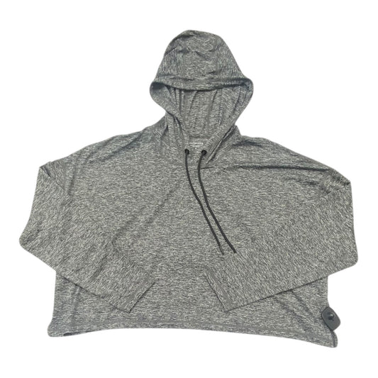 Athletic Top Ls Hoodie By Athleta In Grey, Size:L