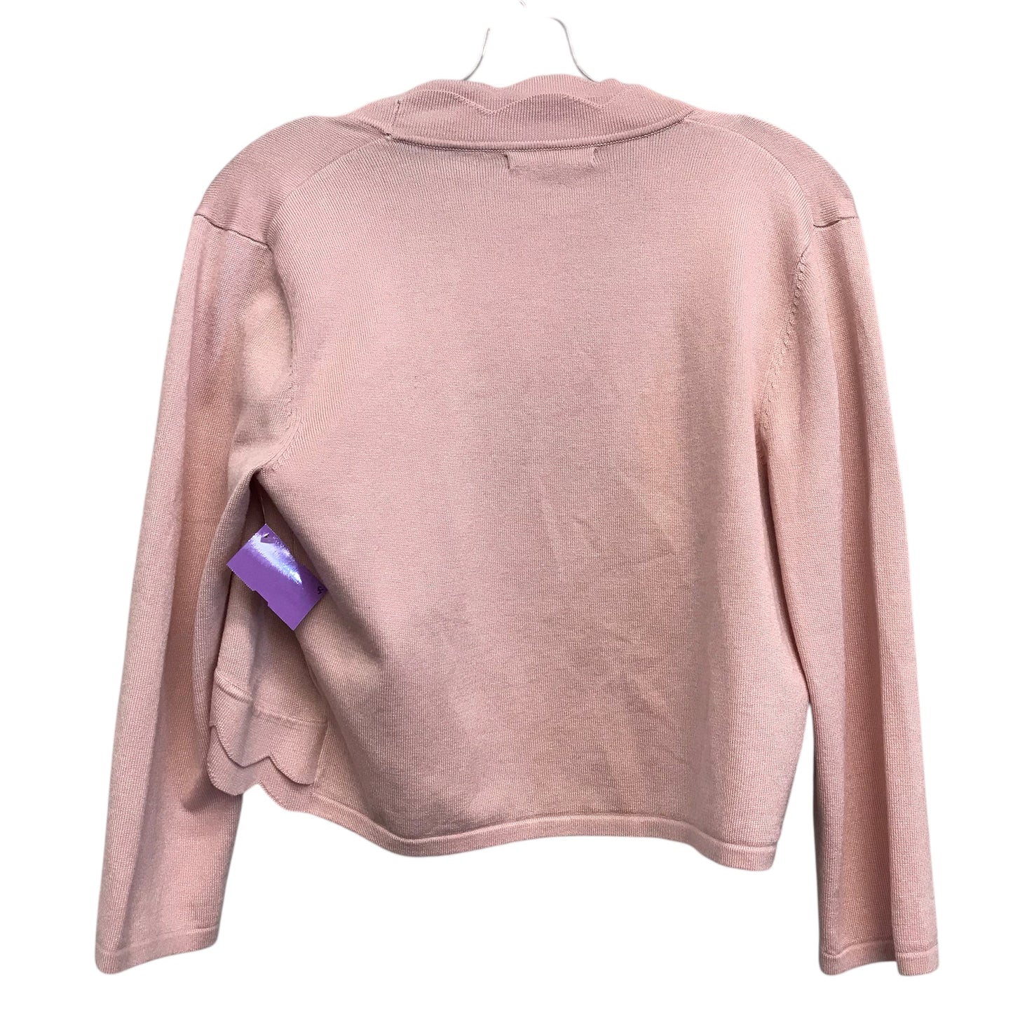 Sweater Cardigan By Cable And Gauge In Pink, Size:M