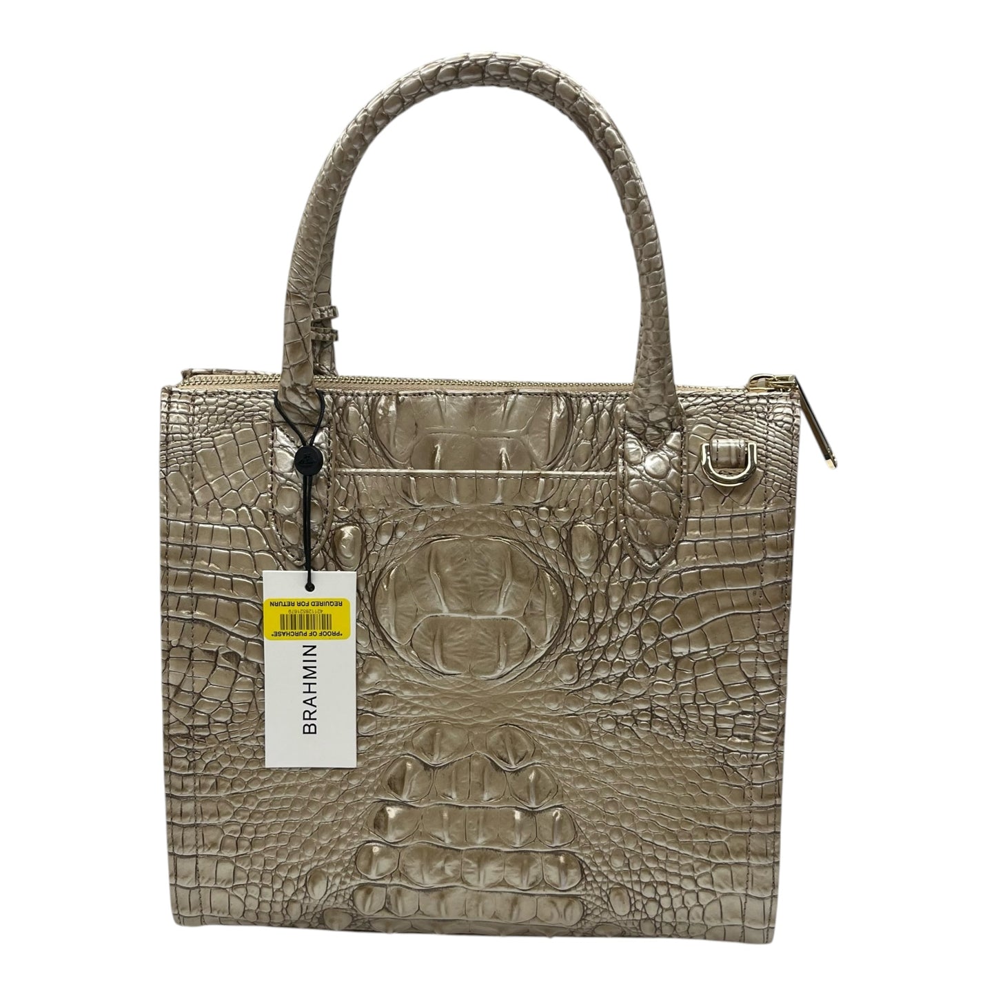 Handbag Designer By Brahmin In Tan, Size:Medium