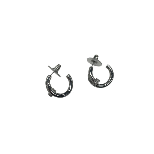 Earrings Hoop By Clothes Mentor In Silver