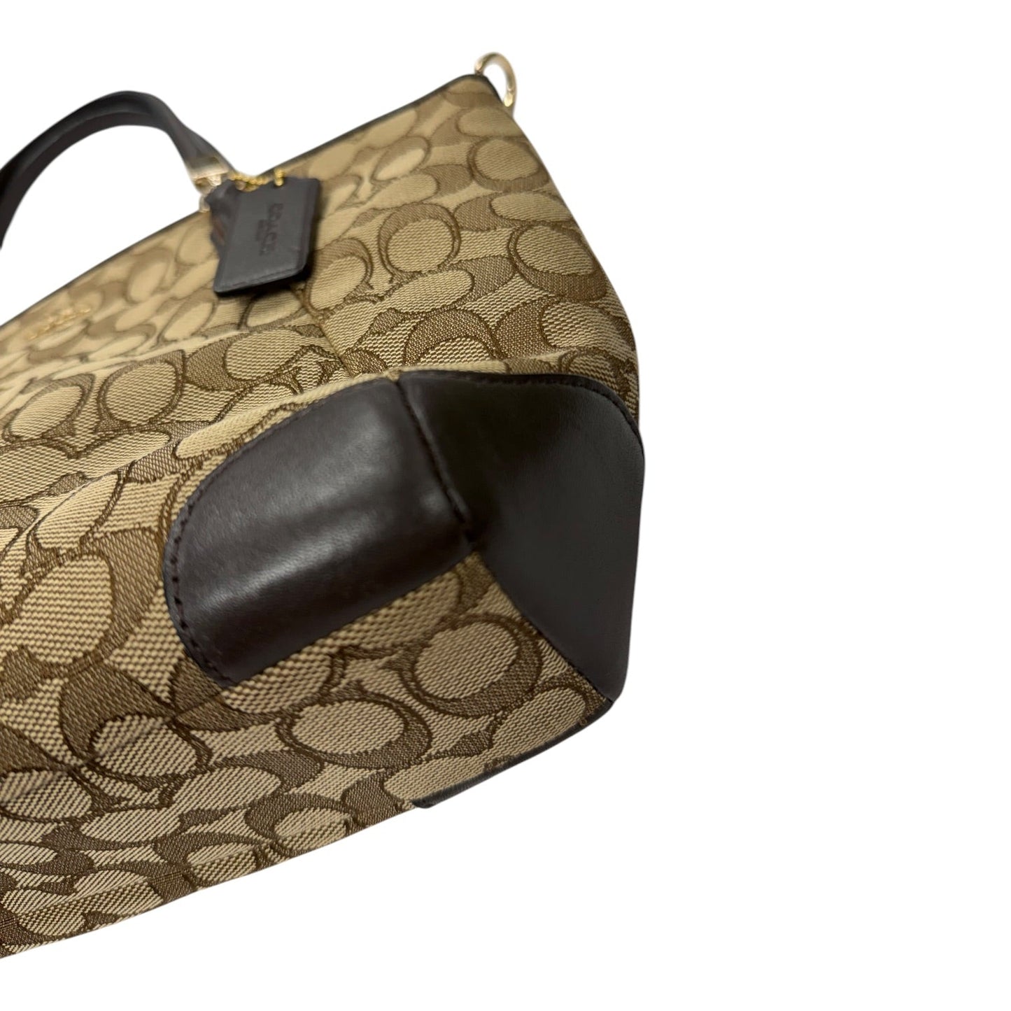 Handbag Designer By Coach In Brown, Size:Medium