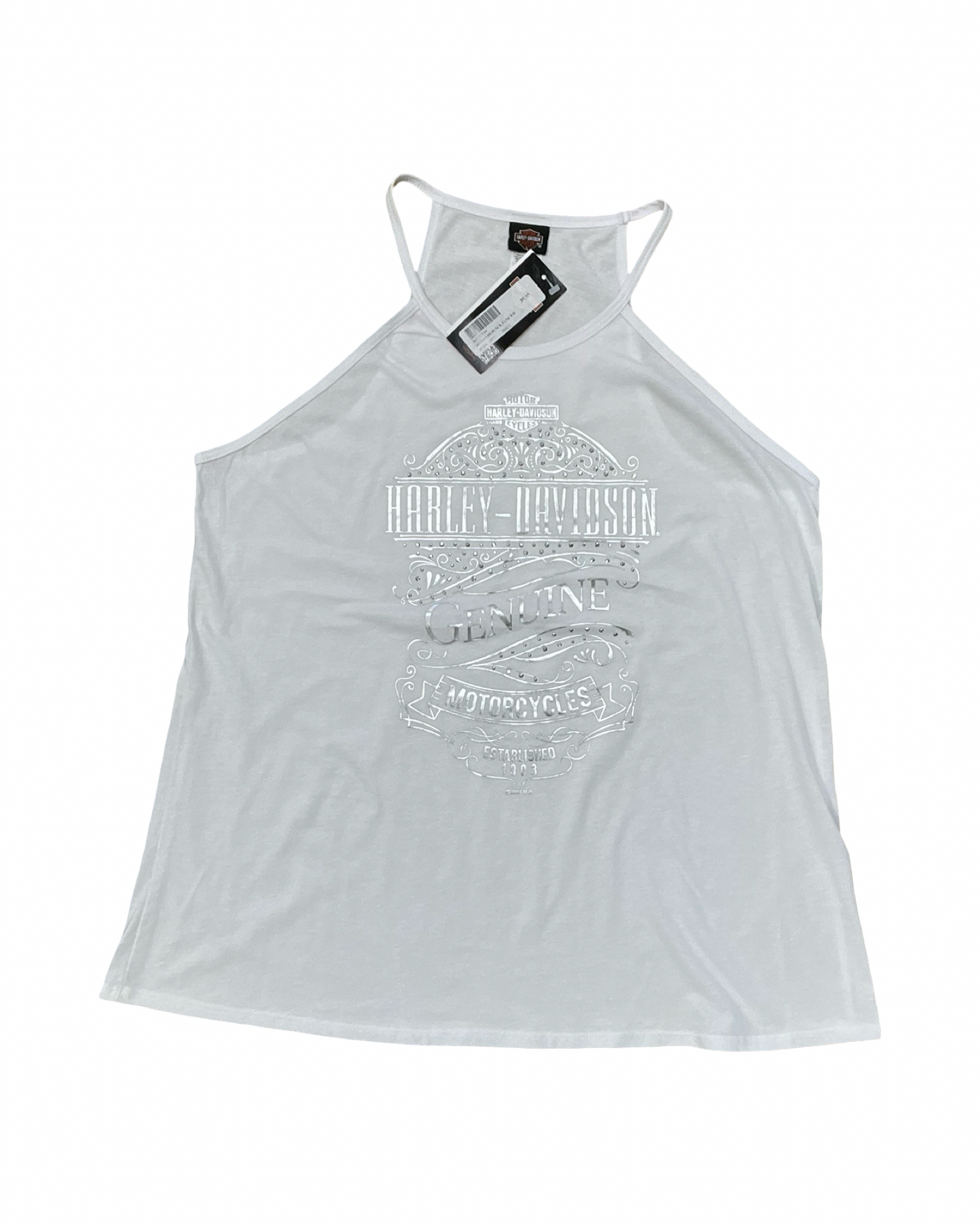 Top Ss By Harley Davidson In White, Size:Xl