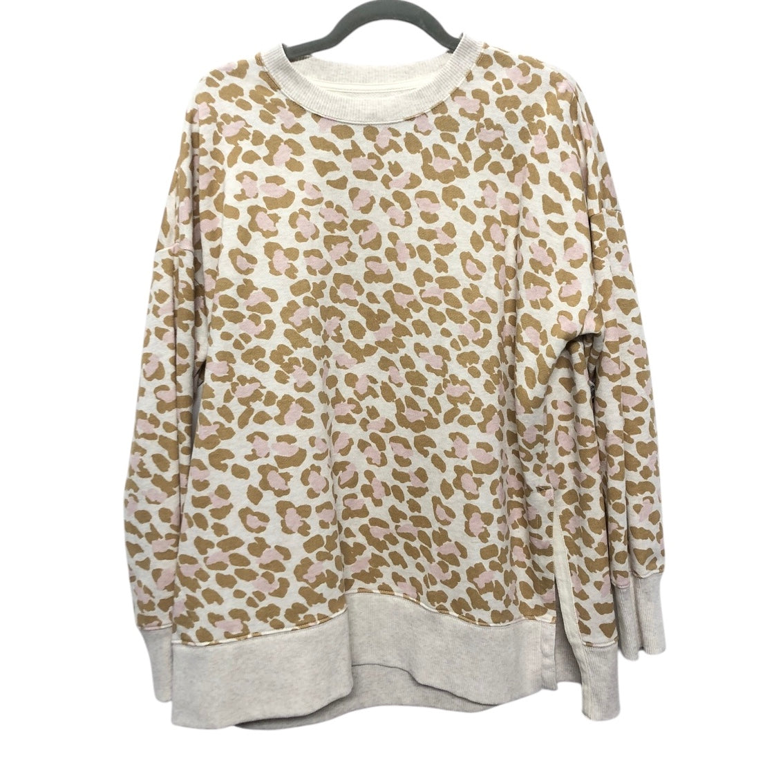 Sweatshirt Crewneck By Aerie In Animal Print, Size:M