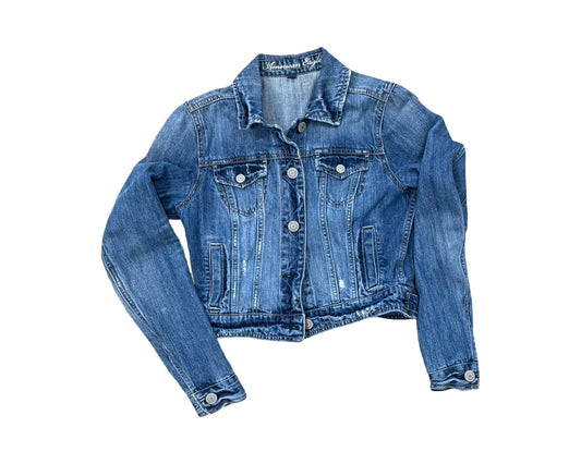 Jacket Denim By American Eagle In Blue Denim, Size:S