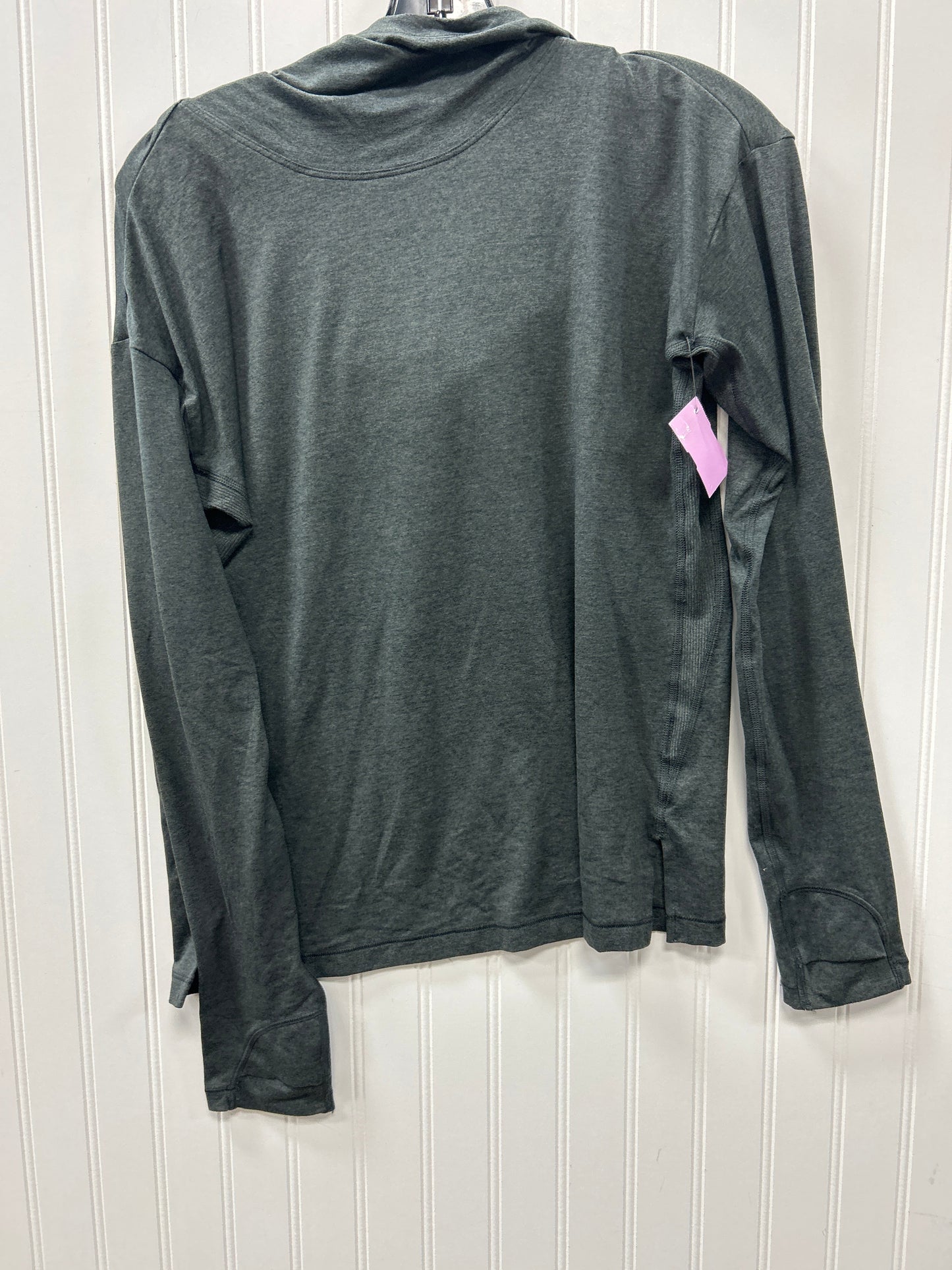 Athletic Top Ls Hoodie By Athleta In Grey, Size:Xs