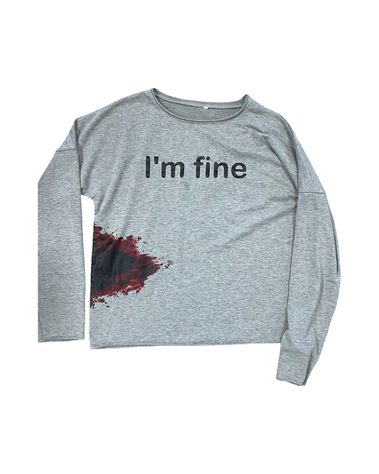 Sweatshirt Collar By Clothes Mentor In Grey, Size:S