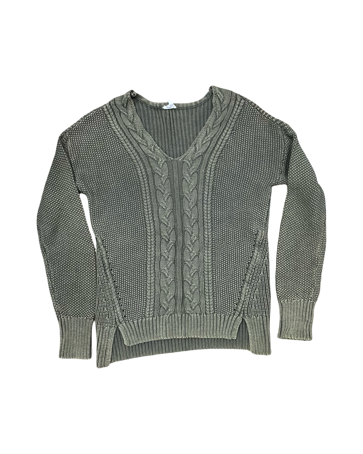 Sweater By Tribal In Green, Size:M