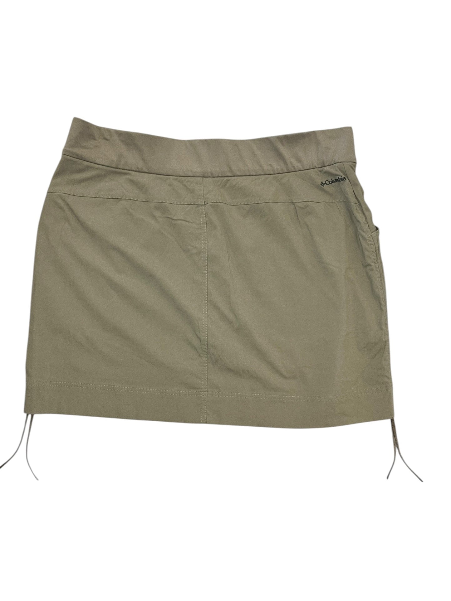 Athletic Skort By Columbia In Tan, Size:Xl