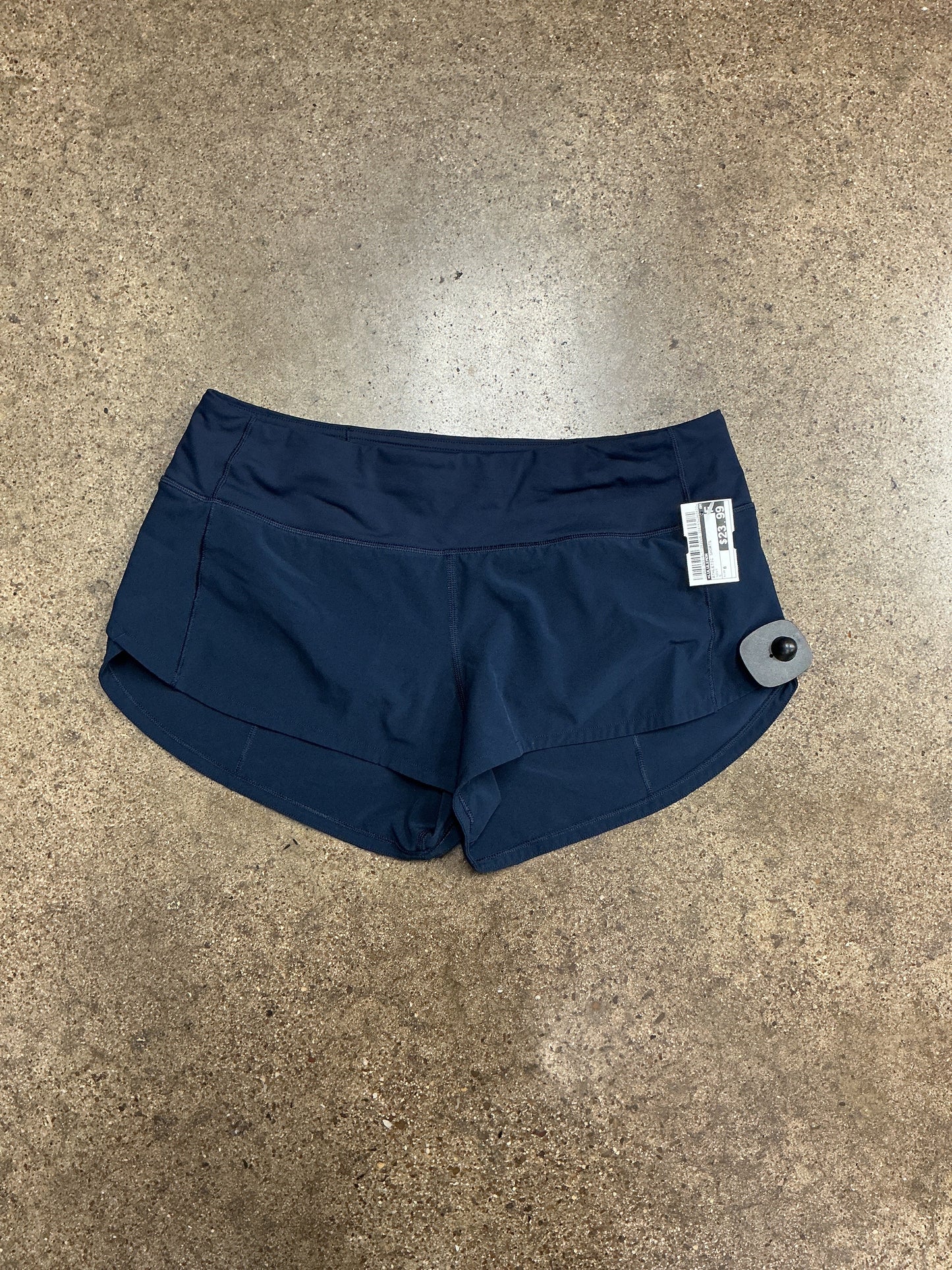 Athletic Shorts By Lululemon In Navy, Size:6