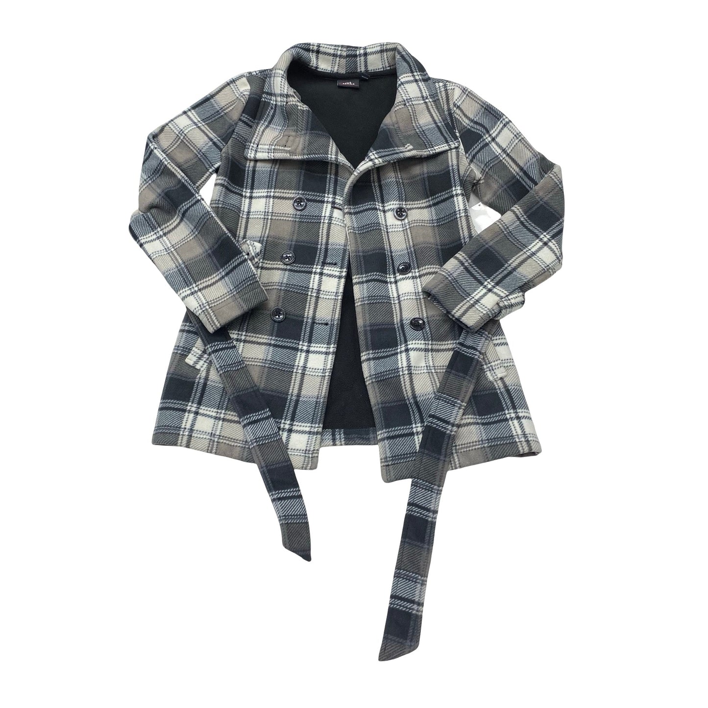 Jacket Fleece By Ike Behar In Plaid Pattern, Size:S