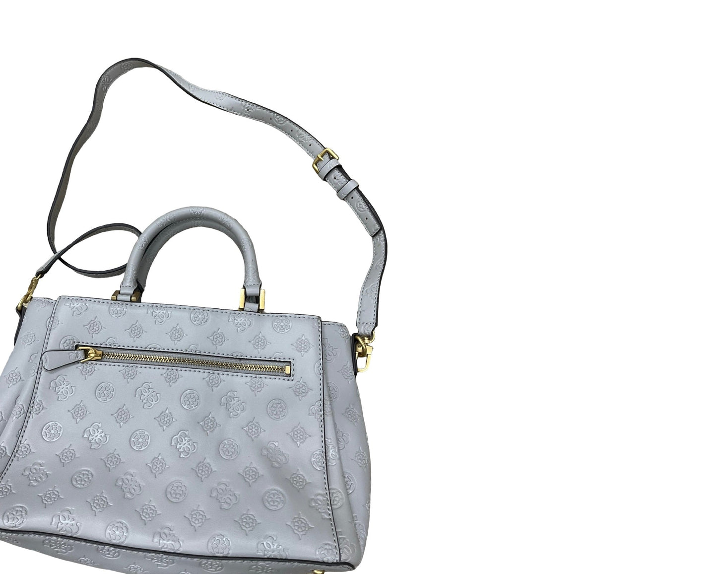 Handbag By Guess In Grey, Size:Medium