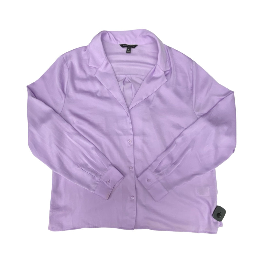 Top Ls By Banana Republic In Purple, Size:L