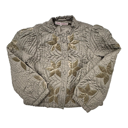 Jacket Puffer & Quilted By Free People In Green, Size:M