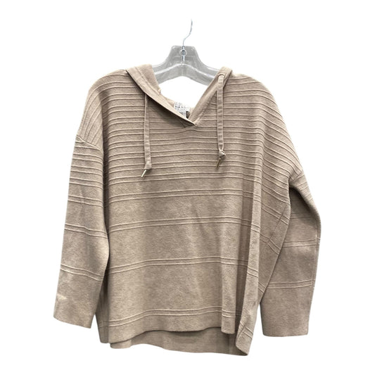 Sweater By Nicole Miller In Beige, Size:1X