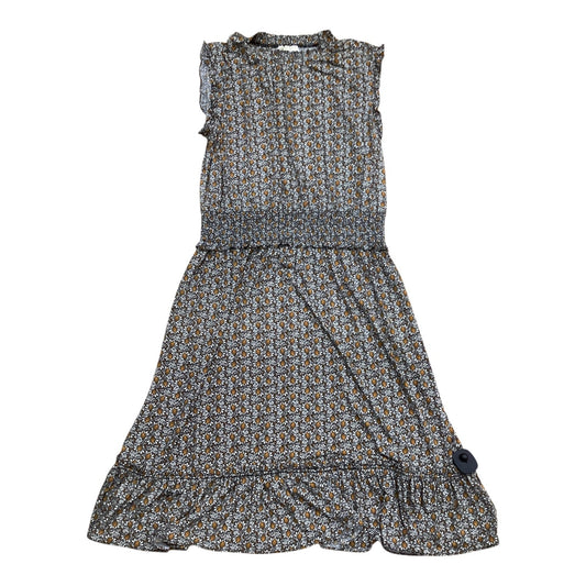 Dress Casual Midi By Michael By Michael Kors In Floral Print, Size:Xl