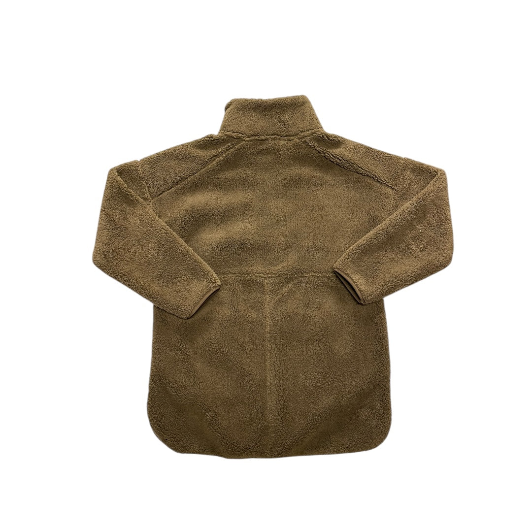 Jacket Faux Fur & Sherpa By Zella In Brown, Size:L