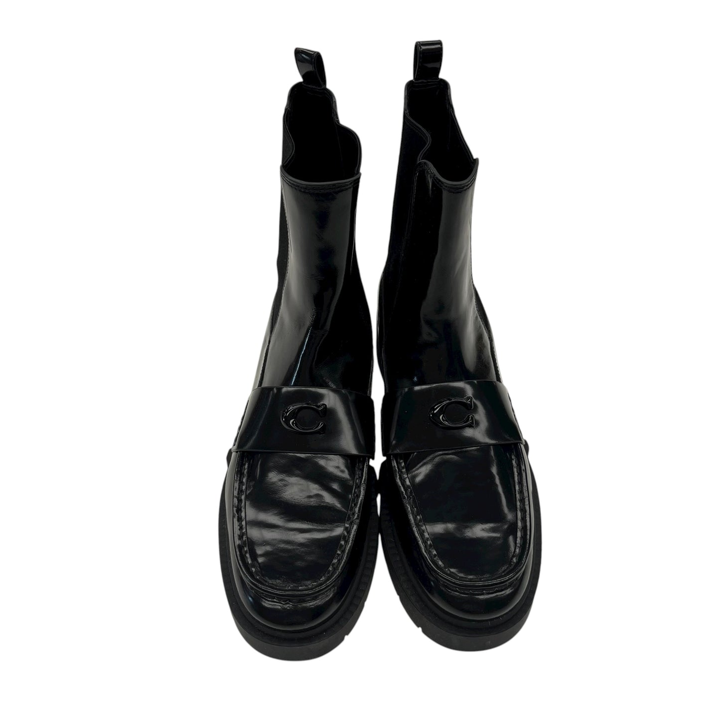 Boots Designer By Coach In Black, Size:10