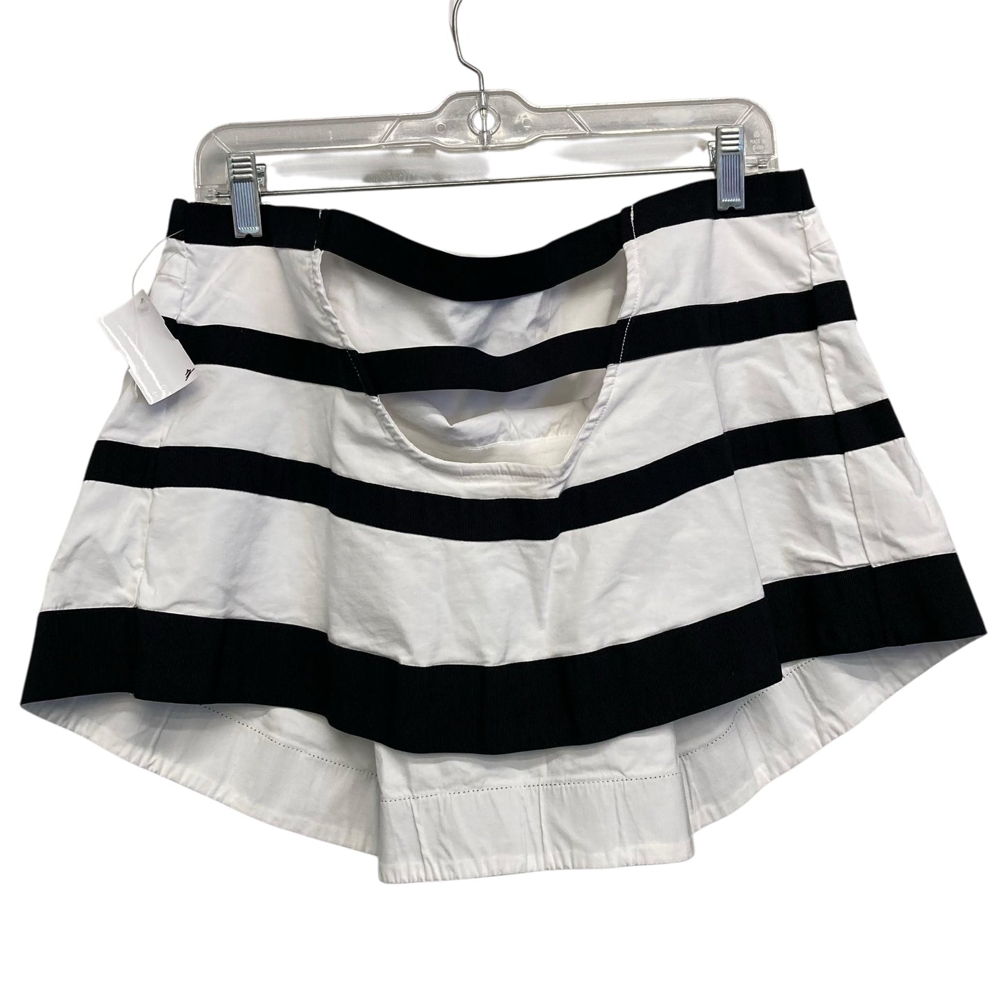 Top Sleeveless By Maeve In Black & White, Size:Xl
