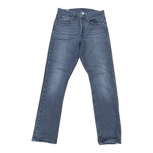 Jeans Straight By Levis In Grey Denim, Size:4