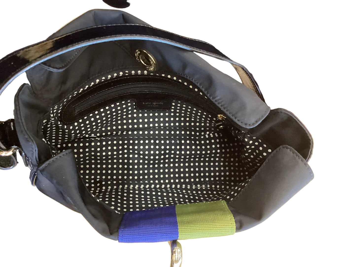 Handbag Designer By Kate Spade In Blue & Green, Size:Small