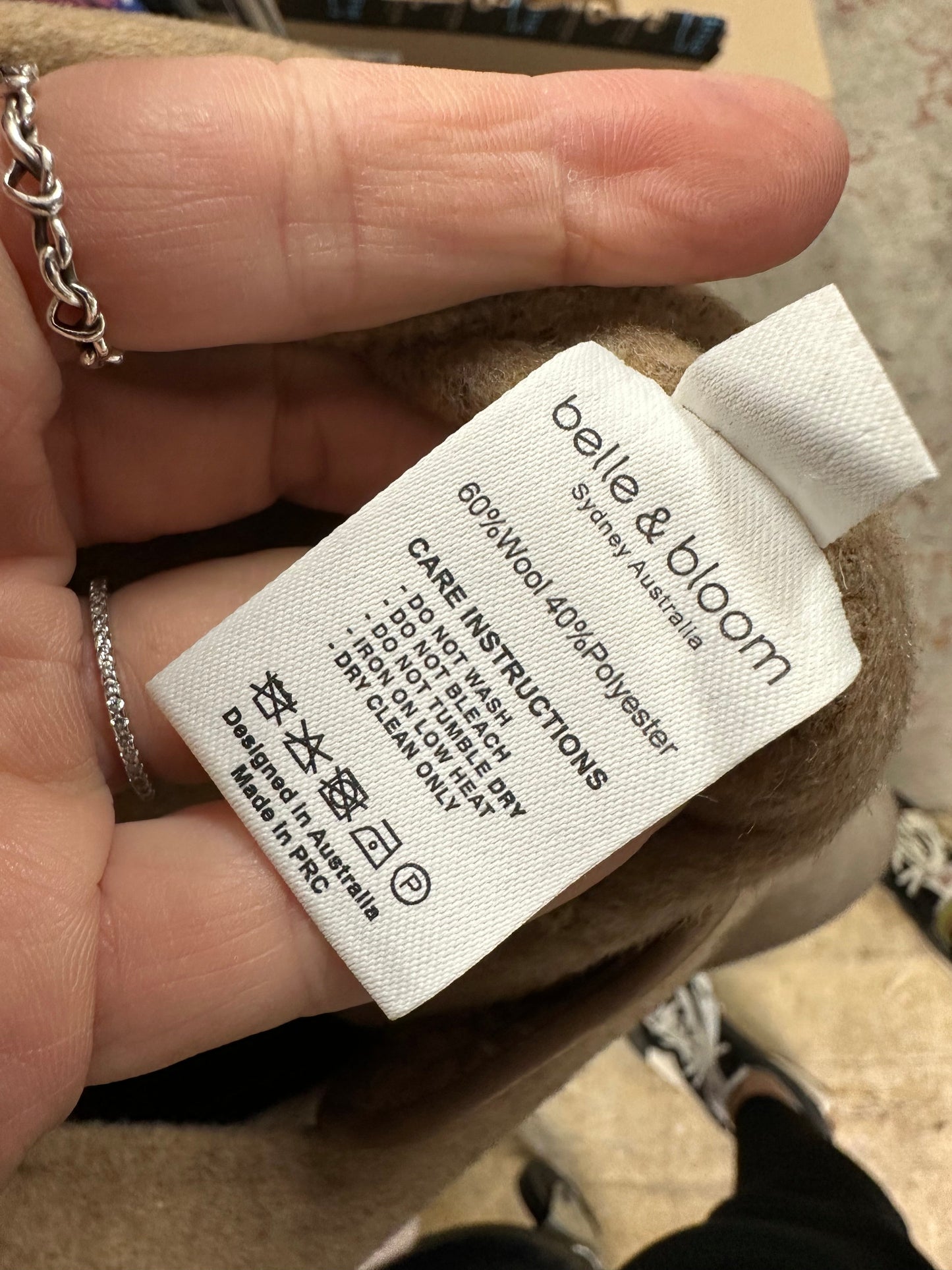 Coat By BELLE & BLOOM In Tan, Size: Xs