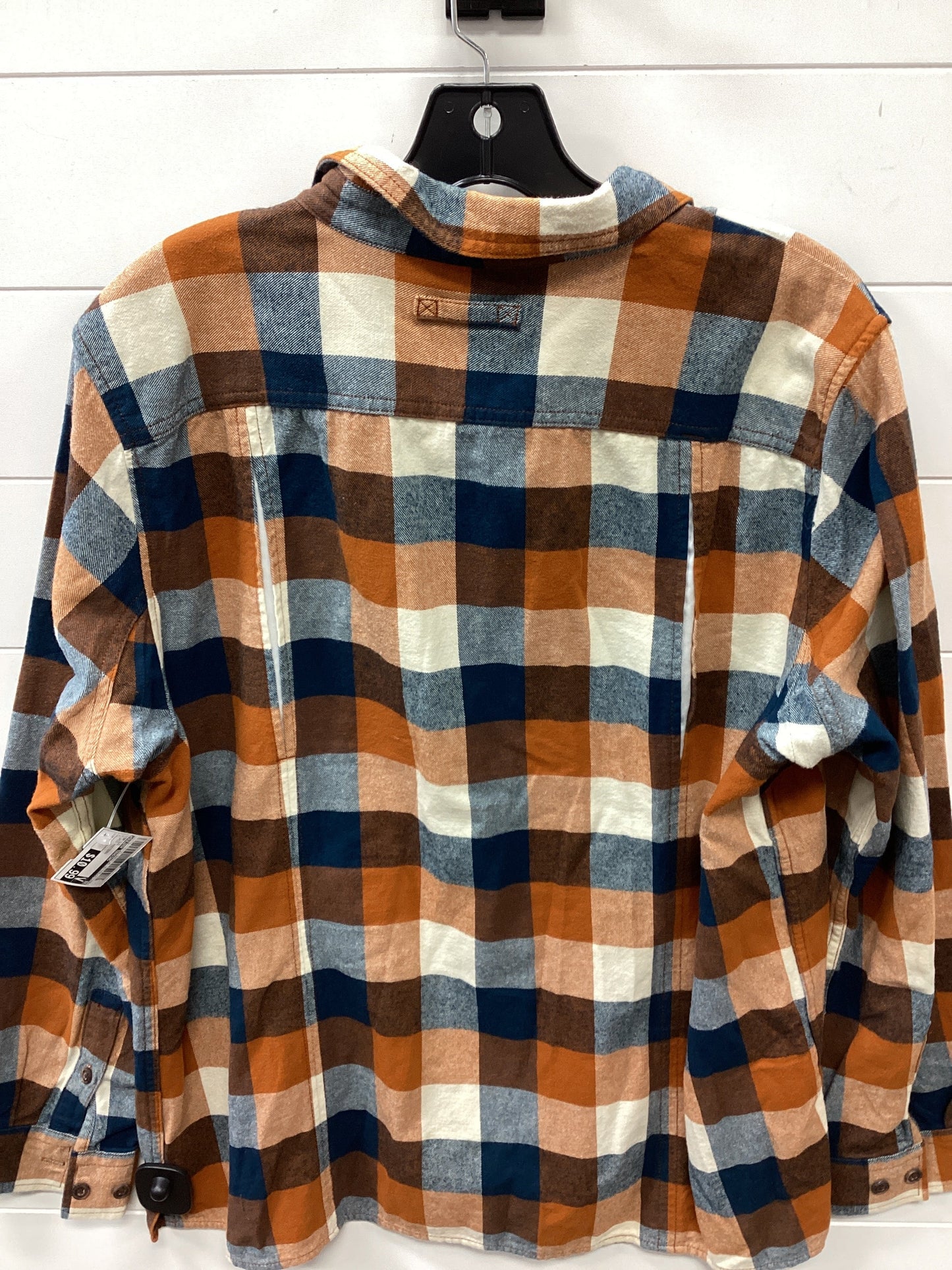 Top Ls By Duluth Trading In Plaid Pattern, Size:Xl