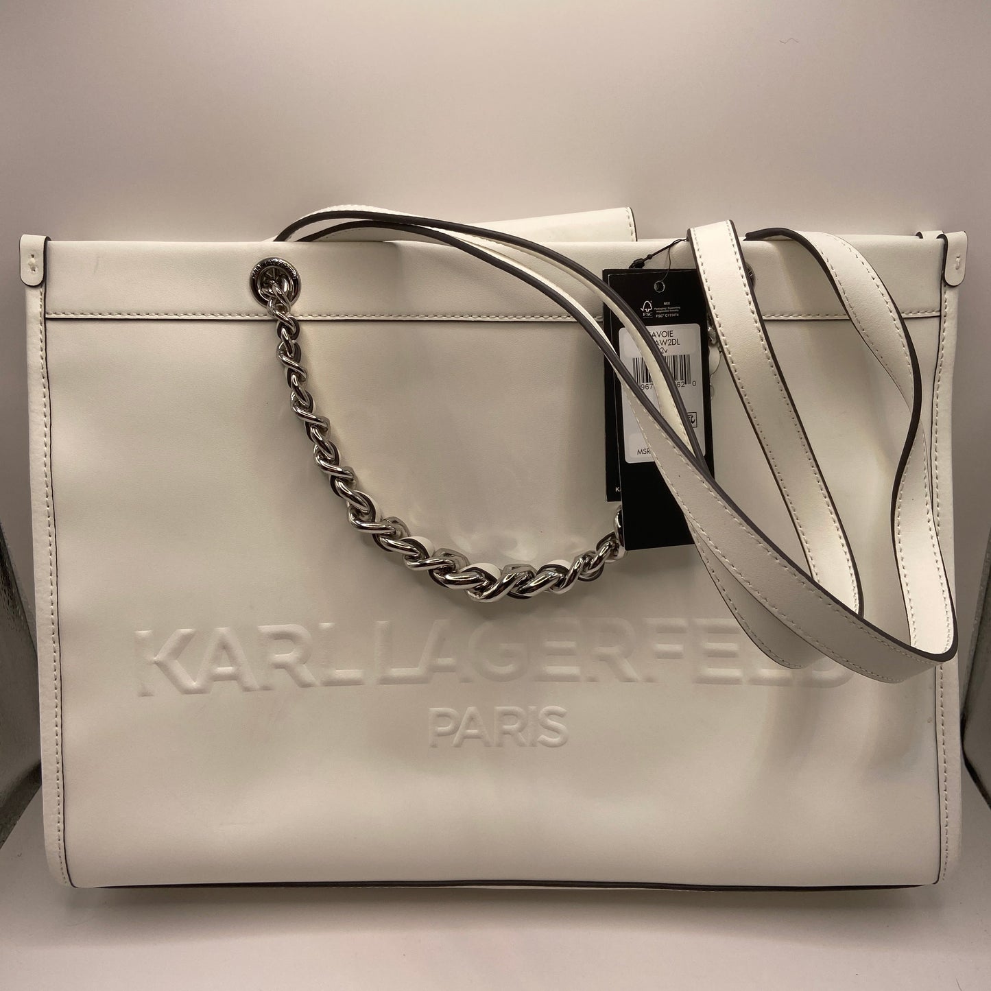 Tote Designer By Karl Lagerfeld, Size: Large