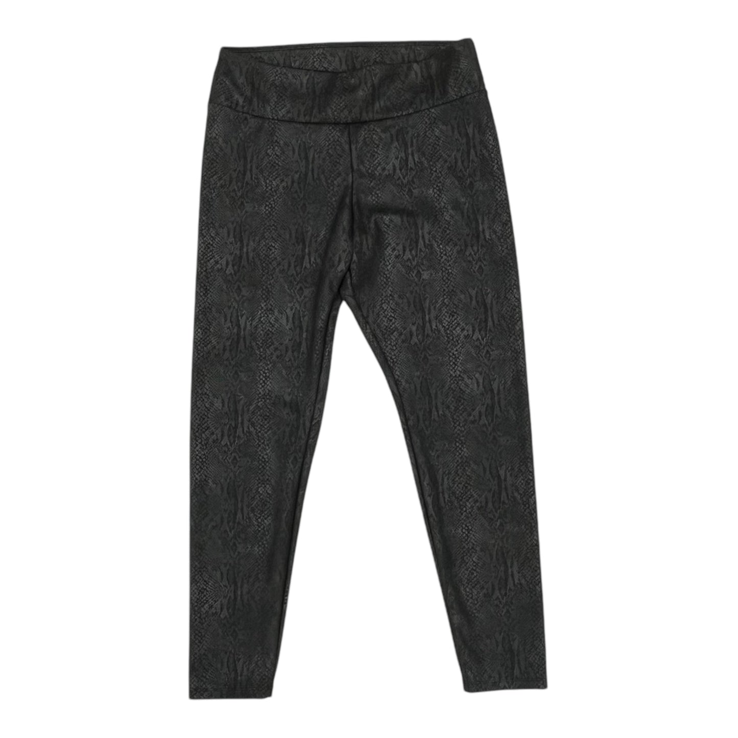 Pants Leggings By Express In Snakeskin Print, Size:L