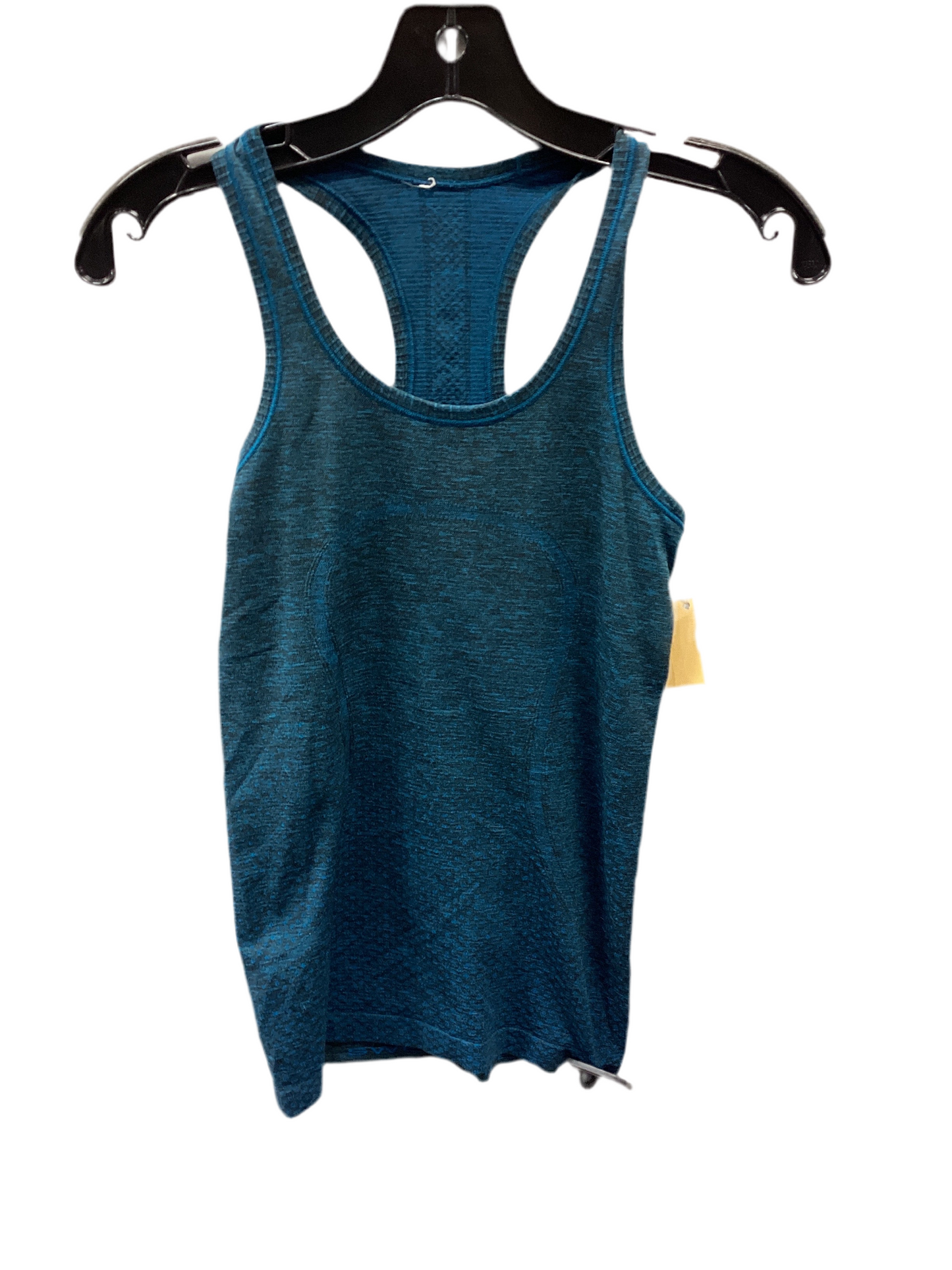 Athletic Tank By Lululemon In teal Print, Size:4