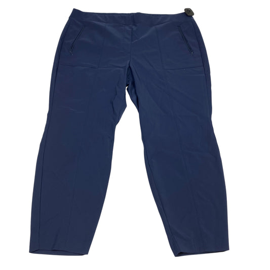 Athletic Pants By Lane Bryant In Navy, Size:3X