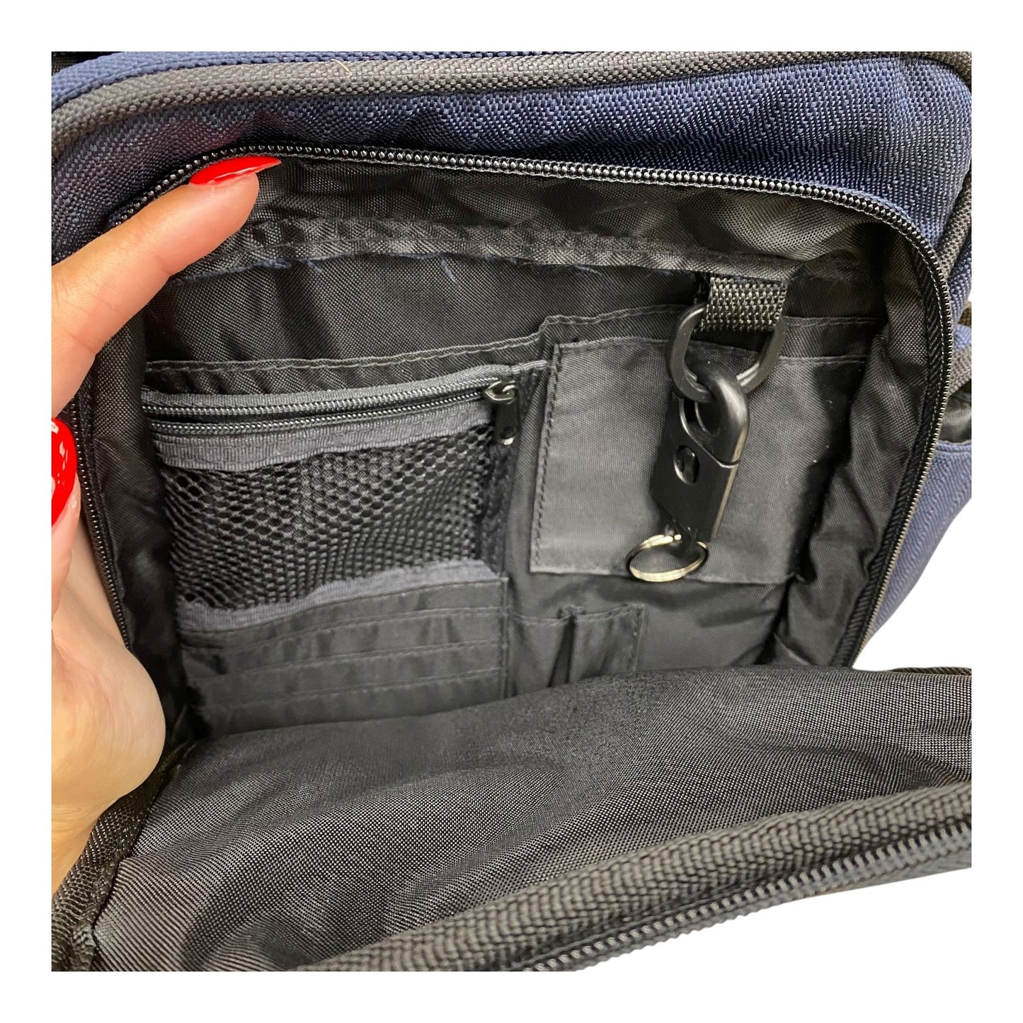 Crossbody By Cmc In Blue, Size:Medium