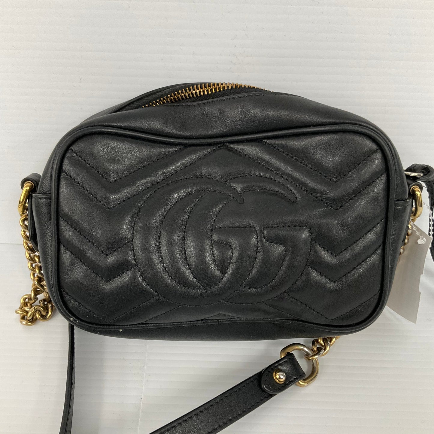 Crossbody Luxury Designer By Gucci, Size: Small