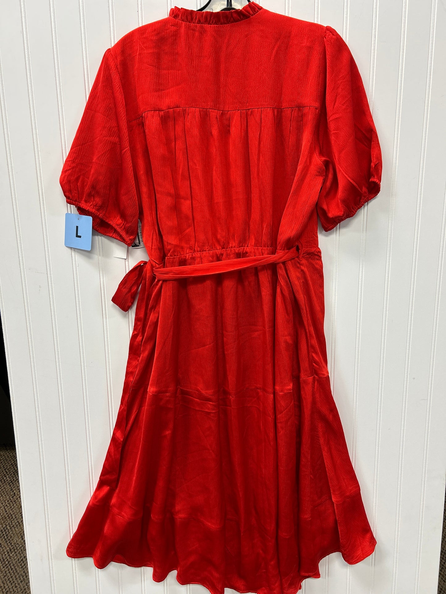 Dress Casual Midi By Draper James In Red, Size:L
