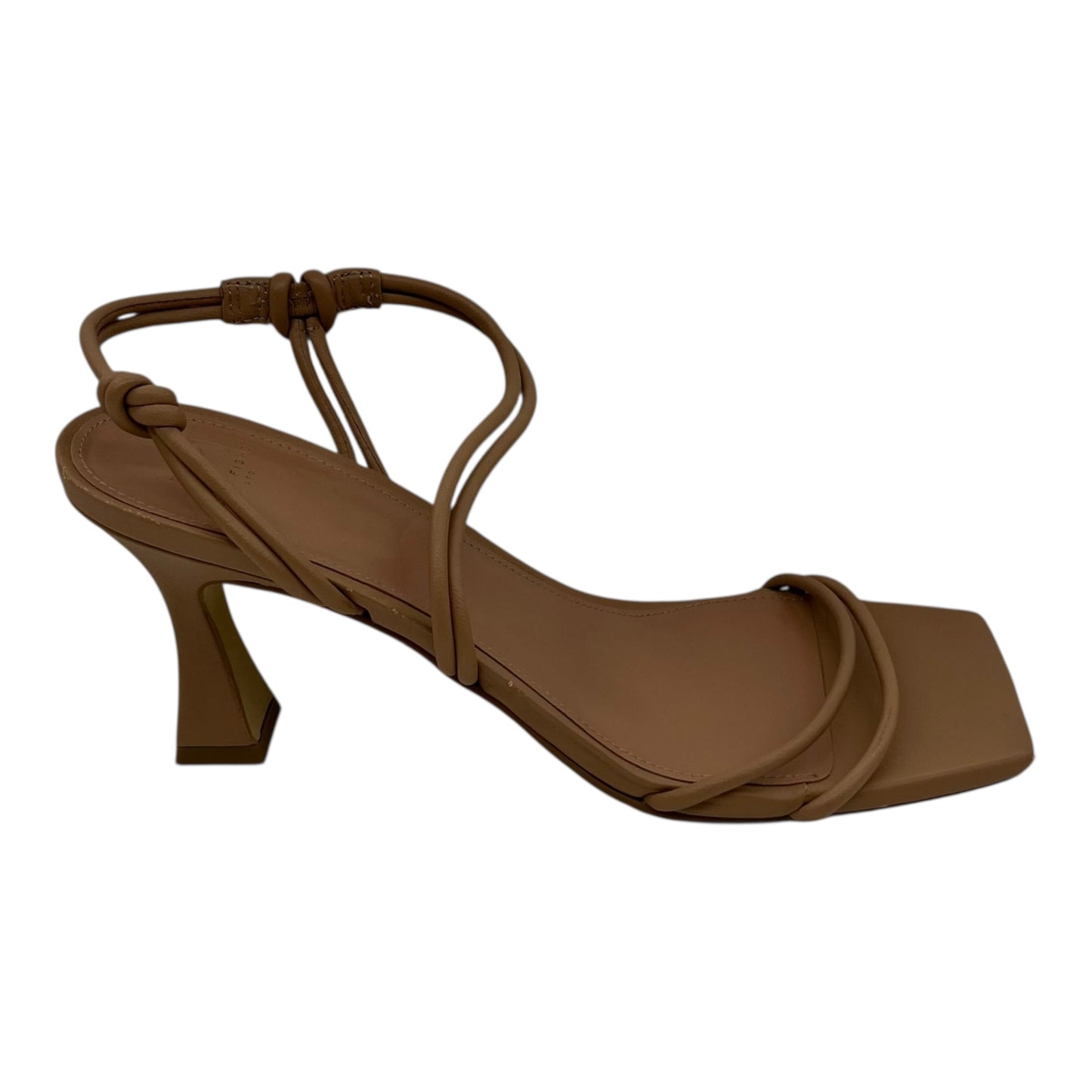 Sandals Heels Stiletto By Marc Fisher In Tan, Size:9
