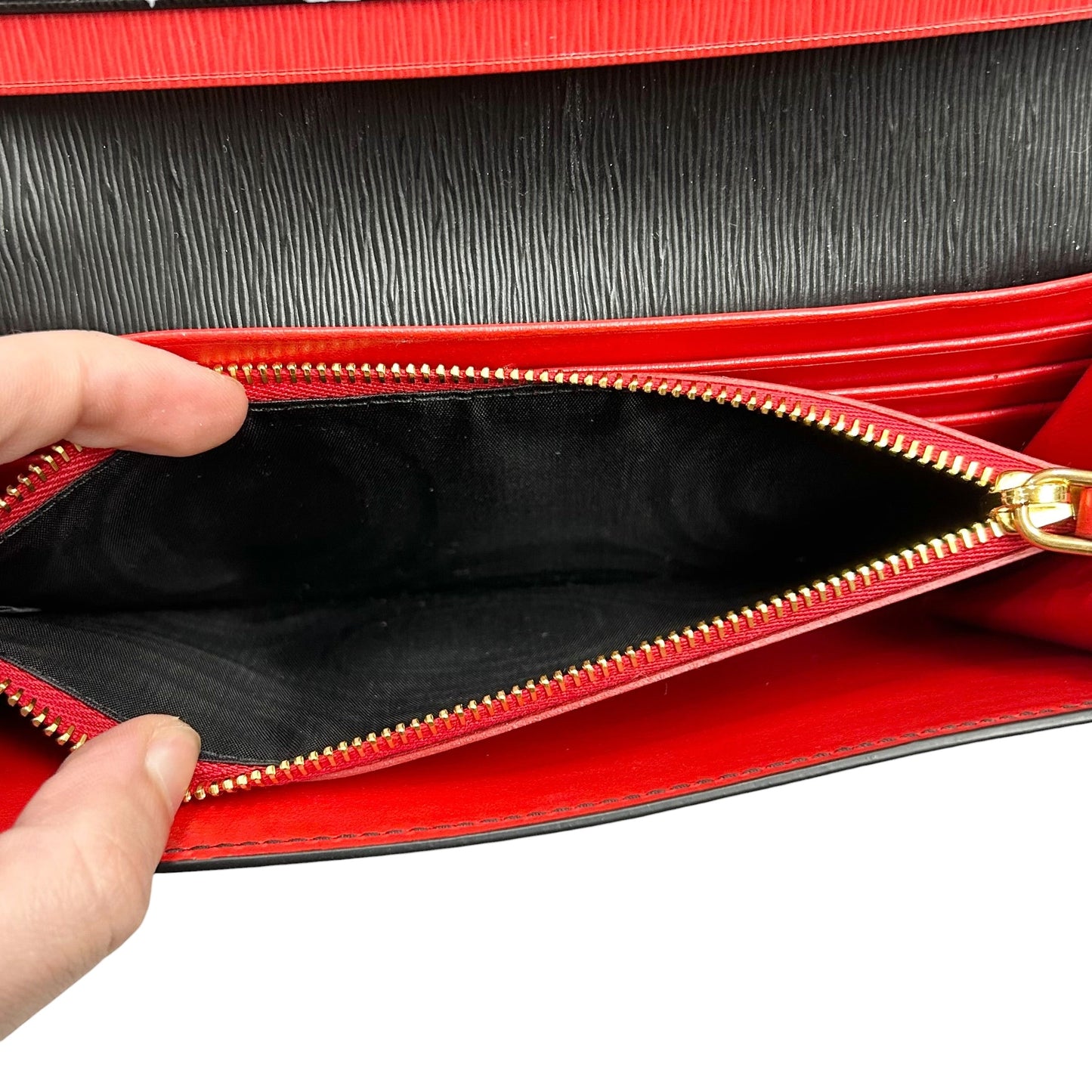 Wallet Luxury Designer By Prada, Size: Large