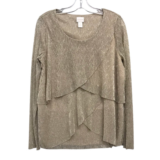Top Ls By Chicos In Gold, Size:M