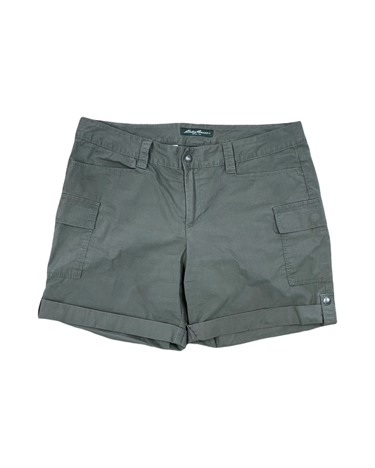 Shorts By Eddie Bauer In Green, Size:8