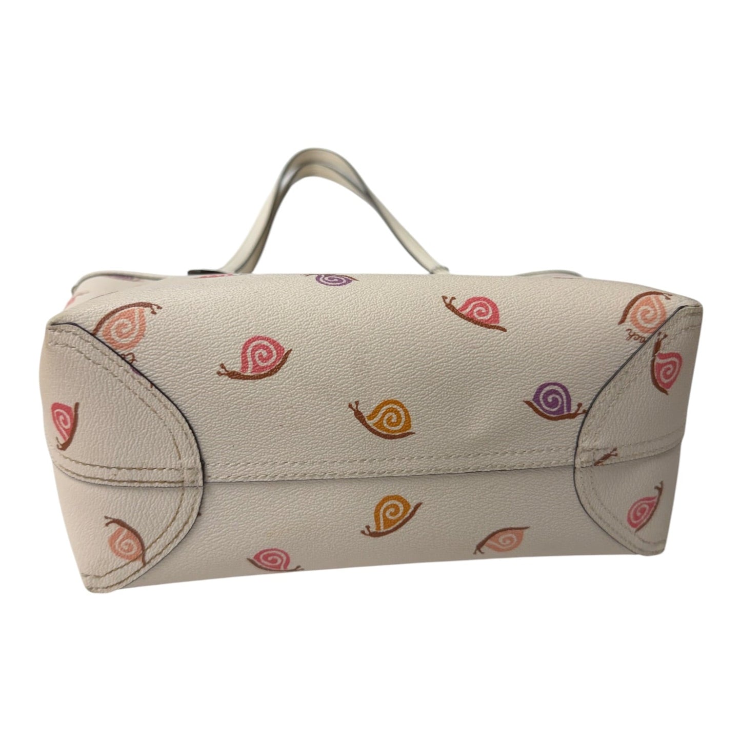 Handbag Designer By Coach In Beige, Size:Small