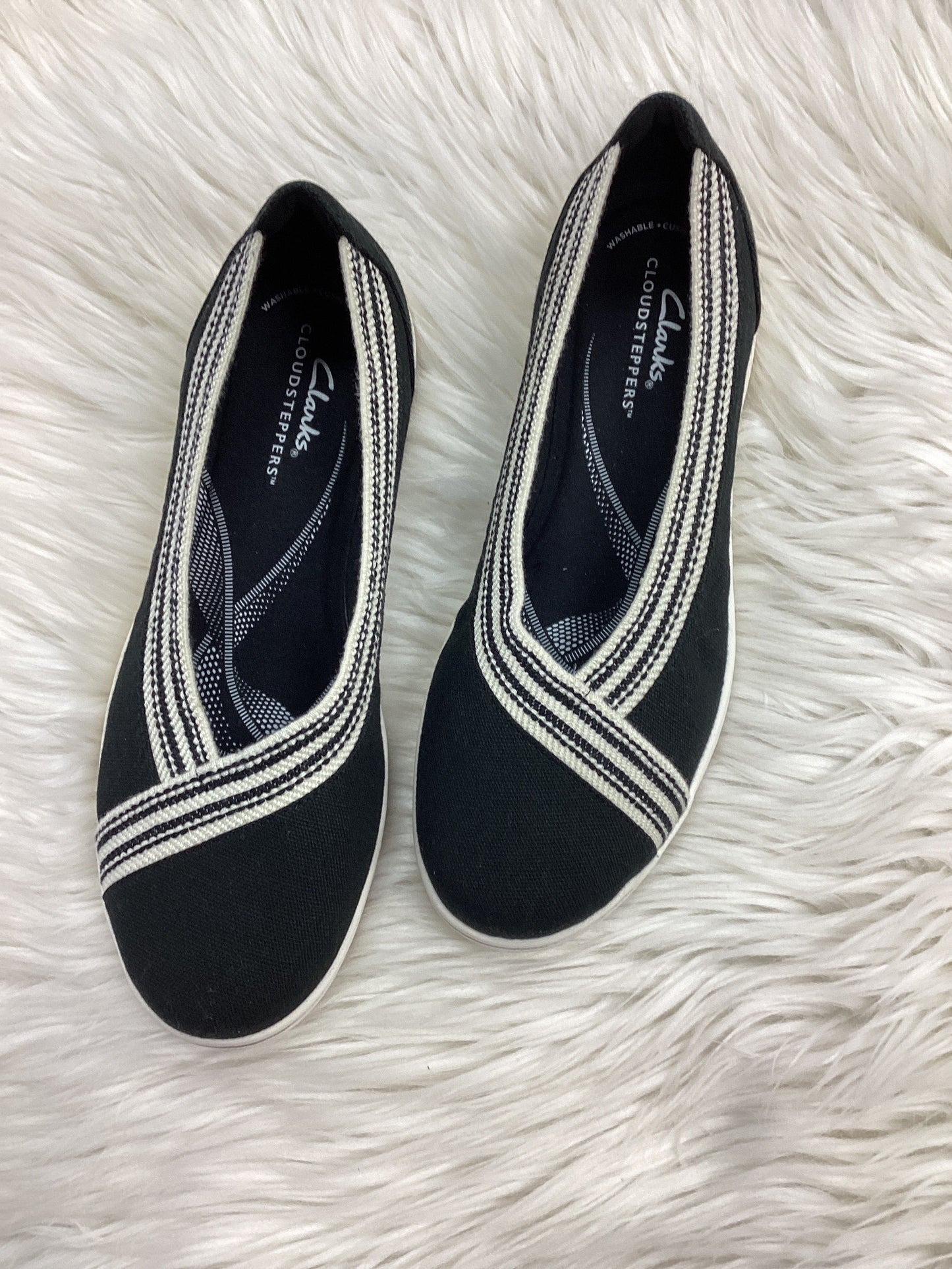 Shoes Athletic By Clarks In Black, Size:8