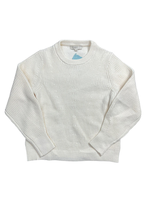 Sweater By Loft In Cream, Size:L