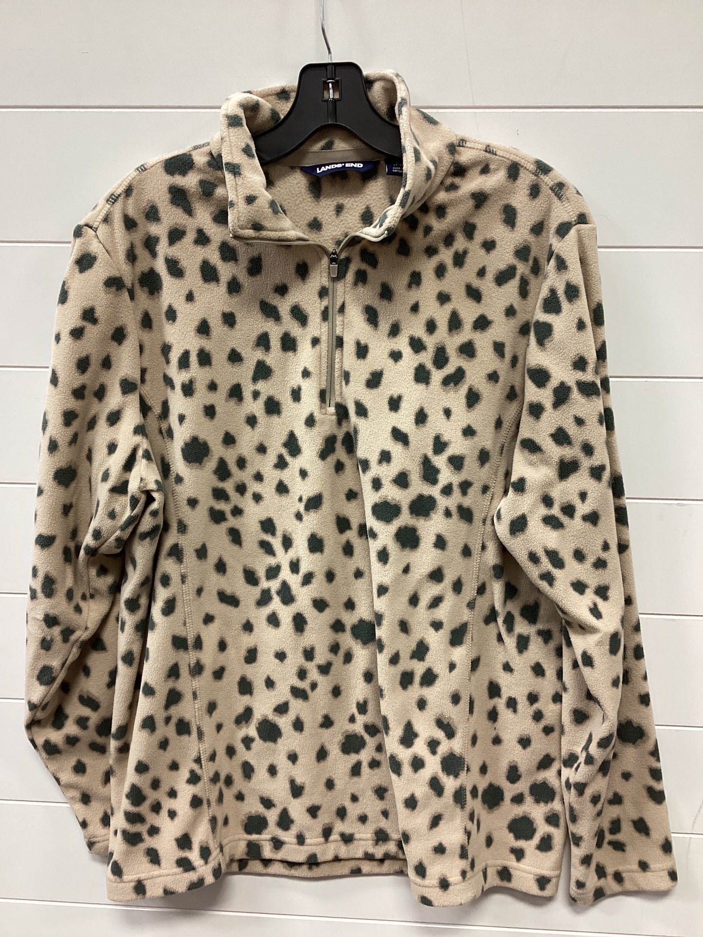 Athletic Fleece By Lands End In Brown, Size:L