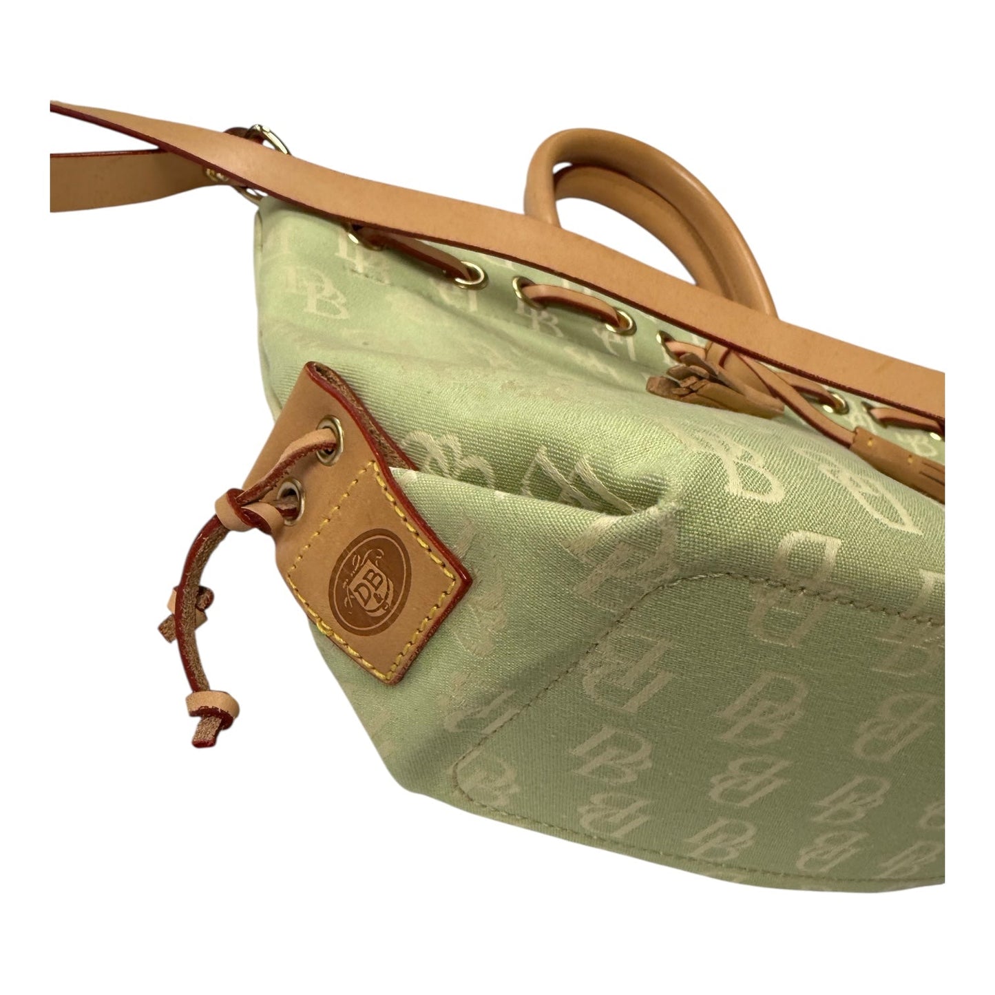 Handbag Designer By Dooney And Bourke In Green, Size:Medium