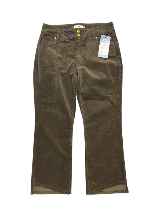 Jeans Cropped By Cabi In Green, Size:12