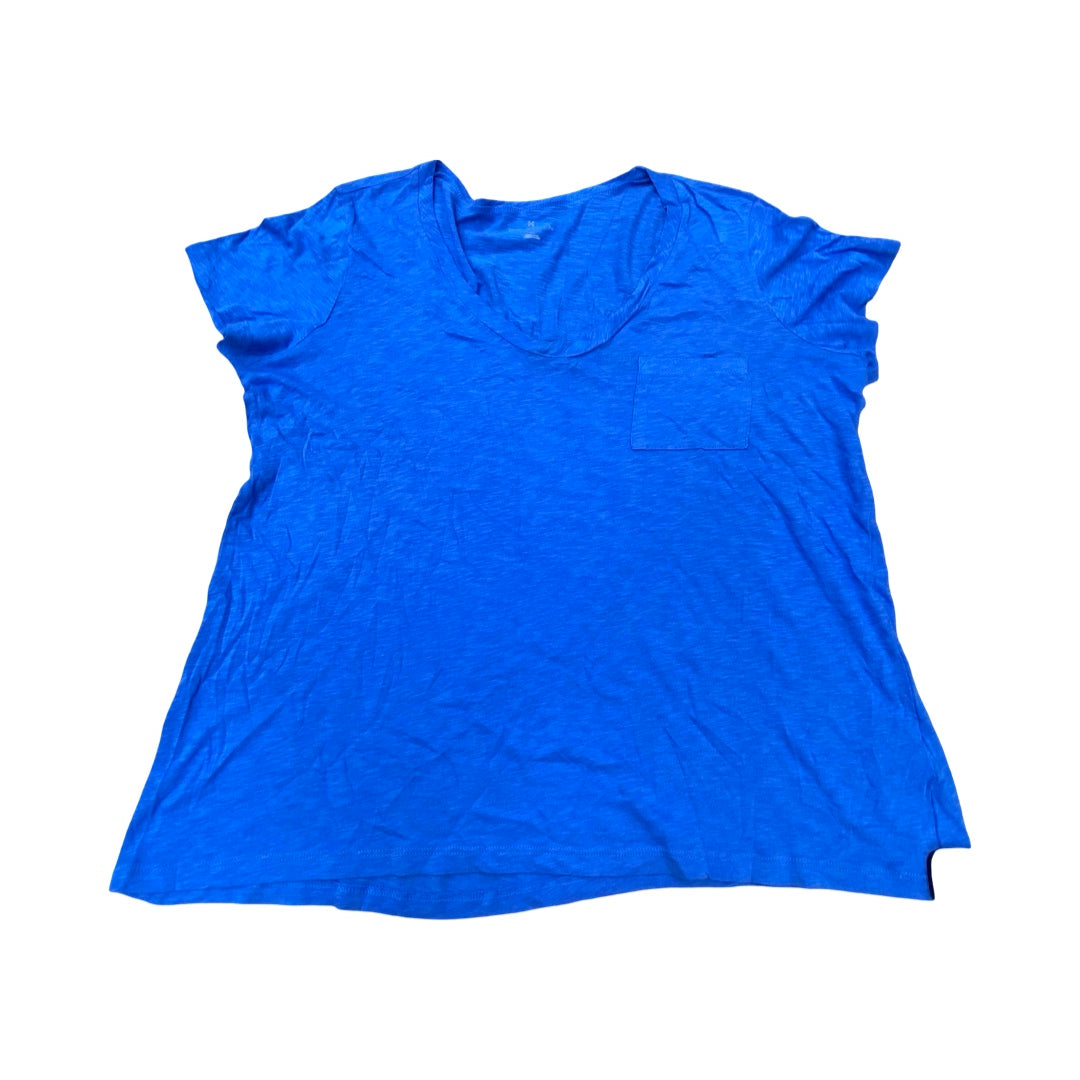 Top Ss By Caslon In Blue, Size:Xxl